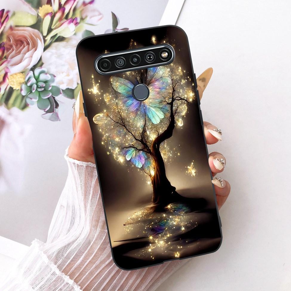Casing For LG K41S 2020 Cover Silicone Cute Fashion Butterfly Funny Painted Phone Case LM-K410 LMK410EMW LM-K410EMW