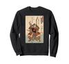 Japanese Sword and Folding Sweatshirt Art, Ukiyo-e, Samurai, Bow, Fan,