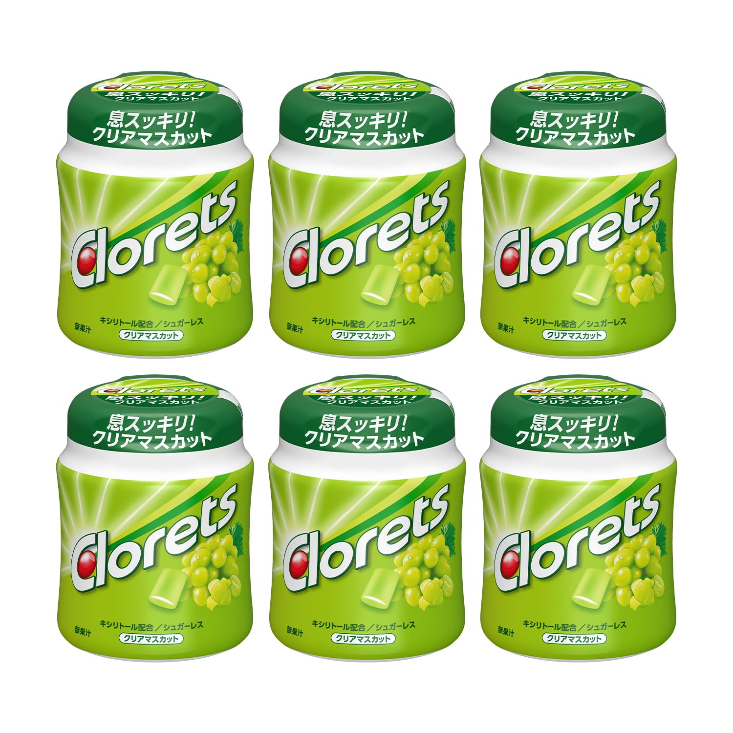 Mondelez Clorets XP Clear Muscat Бутылка 130 г x 6 штук
