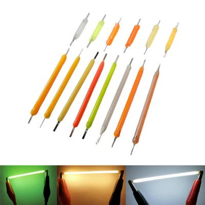 10 Pcs LED Filament DC3V 19mm 29mm 39mm 54mm 68mm Ceramic Hard Filament DIY Edison Bulb Diode Accessories Lamp Beads Decor Lighting