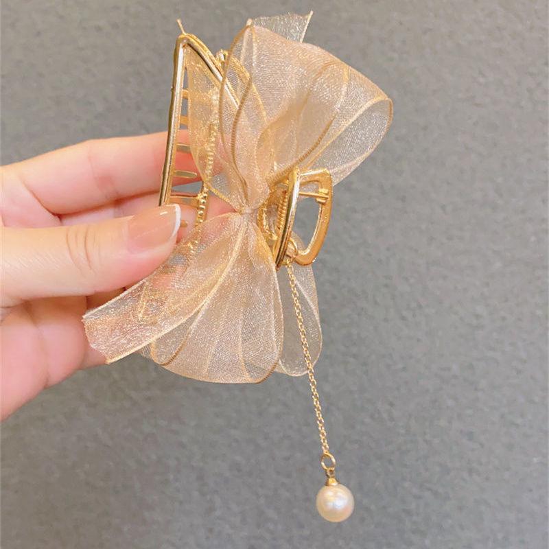 High-End Large Metal Claw Hair Clip for Women - Elegant Updo Accessory