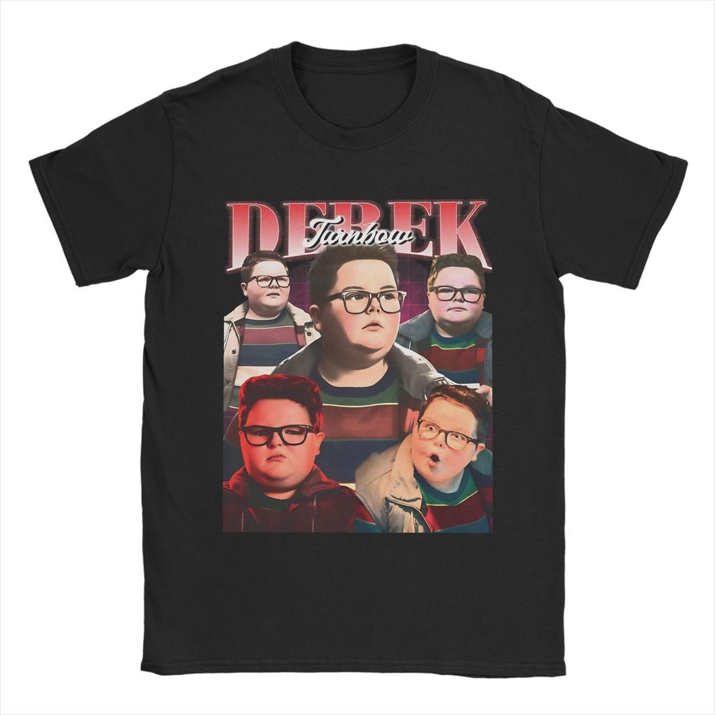 Unique Derek Stranger TShirt for Unisex Round Collar Cotton T Shirts Steve Short Sleeve Tee Shirt Adult Clothes