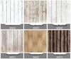 Industrial Retro Faux Wood Grain Self-Adhesive Wallpaper with PVC Backing