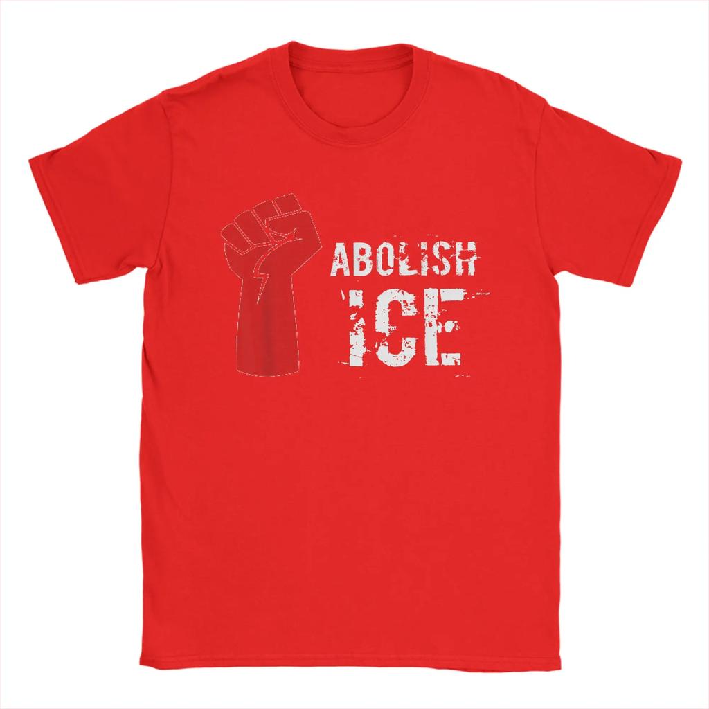 Vintage T Shirt Summer Abolish Ice Shirt Daca Immigration Fashion T Shirts Cotton Tshirt Unisex Y2k Classic Short Sleeve Top Tees