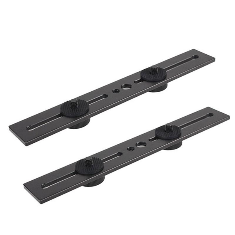 Double-Head Camera Mount Stand Aluminum for Photography Accessories Compatibles Multiple Brands 11.02lbs Support