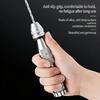 Aluminum Hand Twist Drill Kit Includes 10Pcs Carbon Steel Bits (0.8-3mm) For Model Making And DIY Projects