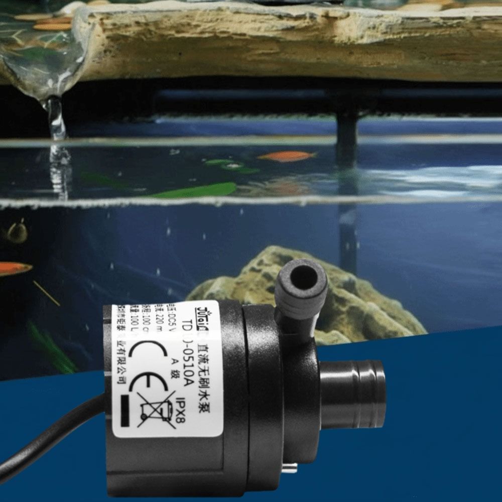 Brushless Motor Water Pump Ceramic Shaft Submersible Pump Micro Pump for 2w/0.5w Water Circulation