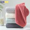 35x75cm Solid Color Towel Household Absorbent Non-Shedding Face Bath Hair Drying Towel for Bathroom Personal Care Yoga Fitness