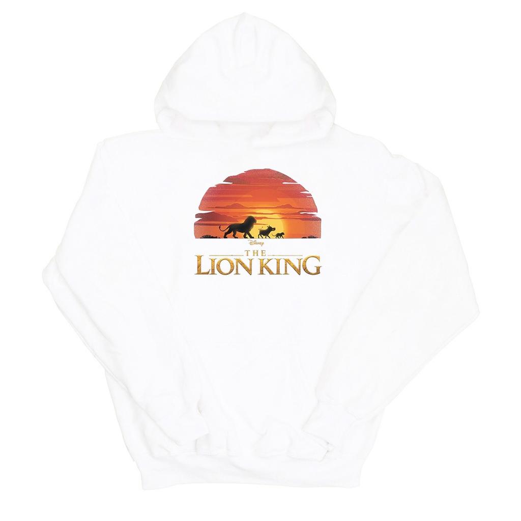 Disney Girls The Lion King Movie Sunset Logo Hoodie