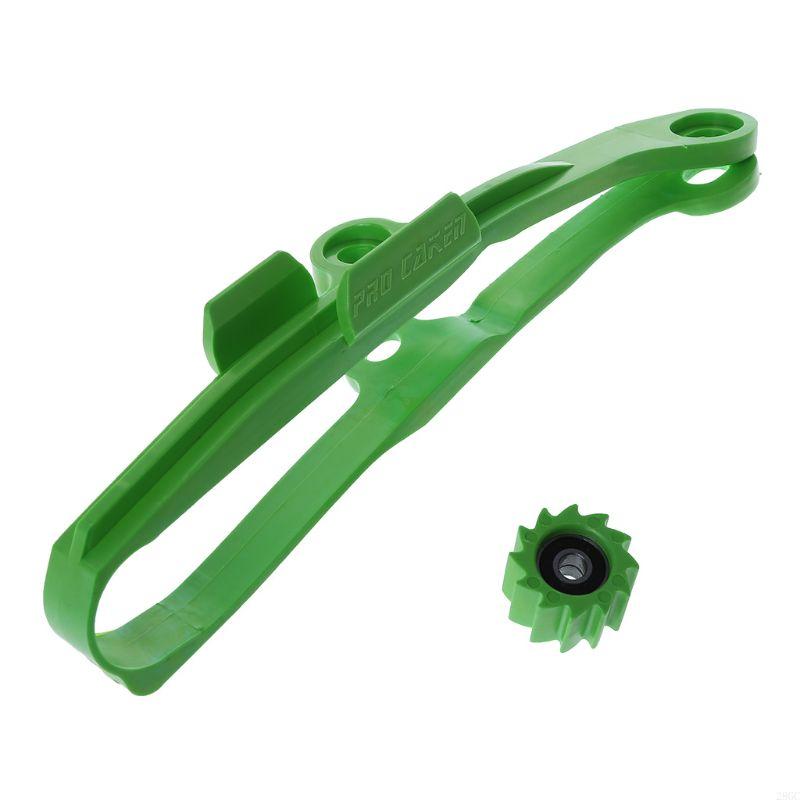 28GC Swing Arm Chain Rest Slider Protector Guard Guide for for KAWASAKI KXF250 KXF45 зелёный