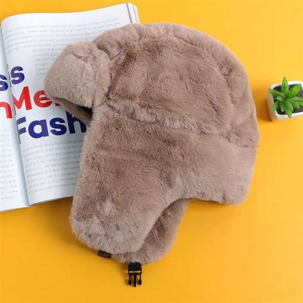 Rich Earflap Military Hat (Brown) / Cold Weather Trooper Hat