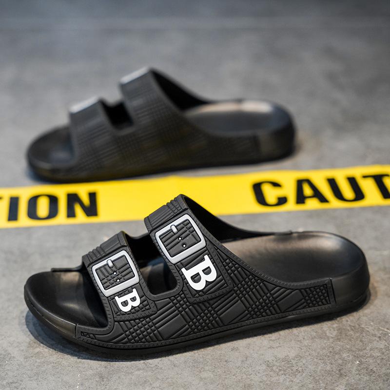 

Live slippers men s summer 2024 new sandals outside casual beach cool slippers slippers 45 чорний