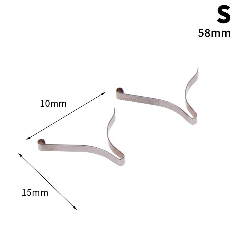 1/2Pcs Scissors Accessories Clip Spring For 58Mm 91Mm Knife 301 Stainless Steel Spring