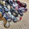 Literature and Art, Fresh and Retro, Gradual Change of Color, Long Cotton and Linen Scarf, Shawl, Foreign Style, Versatile Folds, Multi-colored Scarf