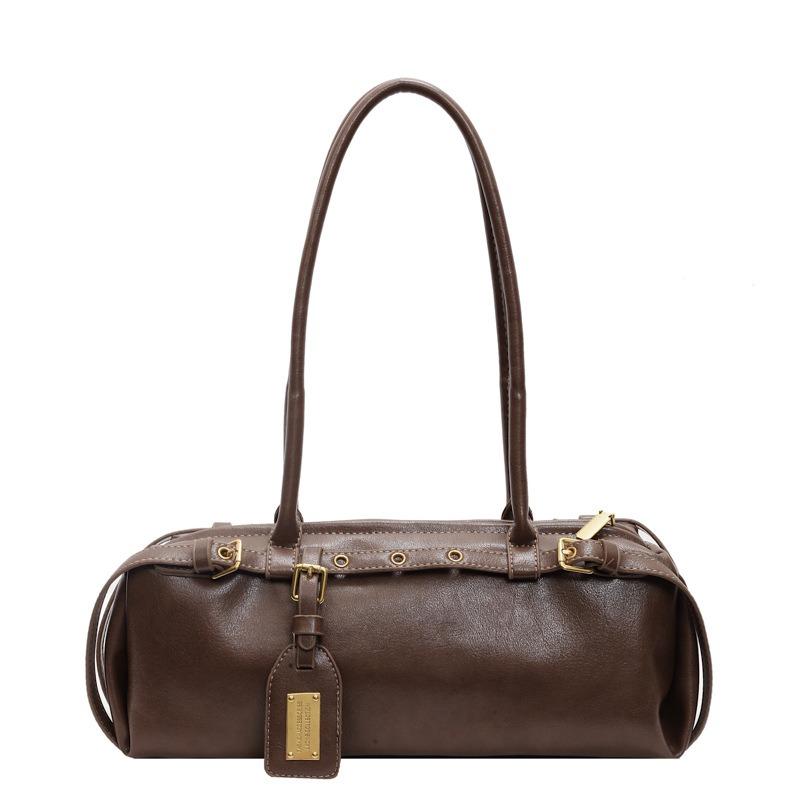 Retro underarm bag women's autumn and winter new trendy bowling handheld shoulder bag large-capacity commuter bag