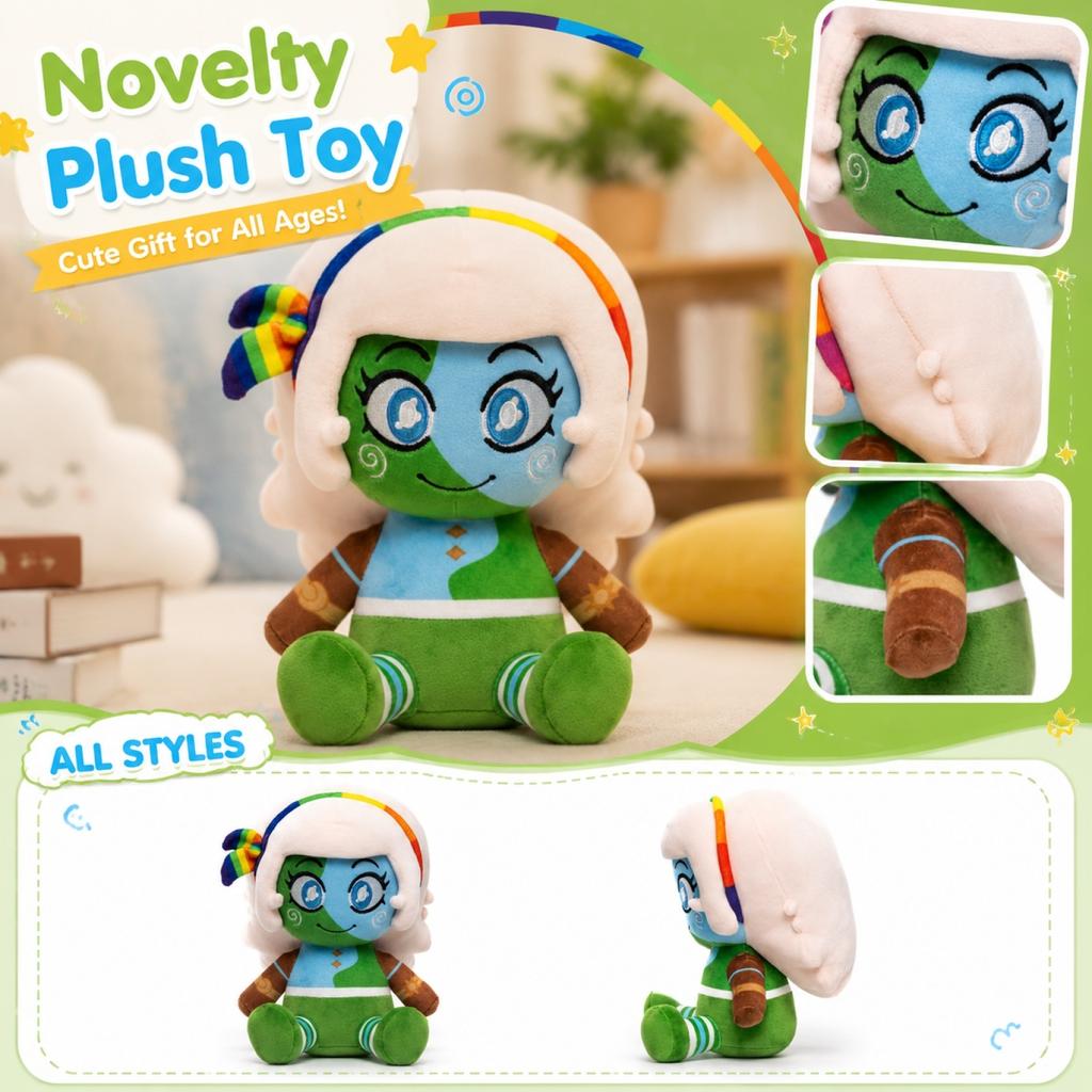 Novelty Plush Toy Stuffed Animal Soft Doll Gift for Kids