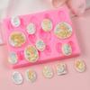 Artistic Silicone Embossing Mould Designed For Lady Portrait Details In Resin And Clay Art