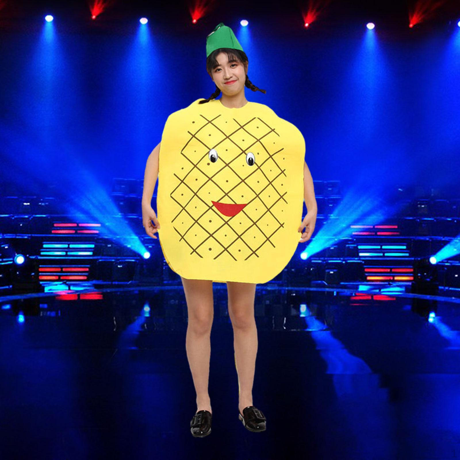 

Взрослый костюм для косплея, легкое маскарадное платье для карнавального шоу на сцене Pineapple