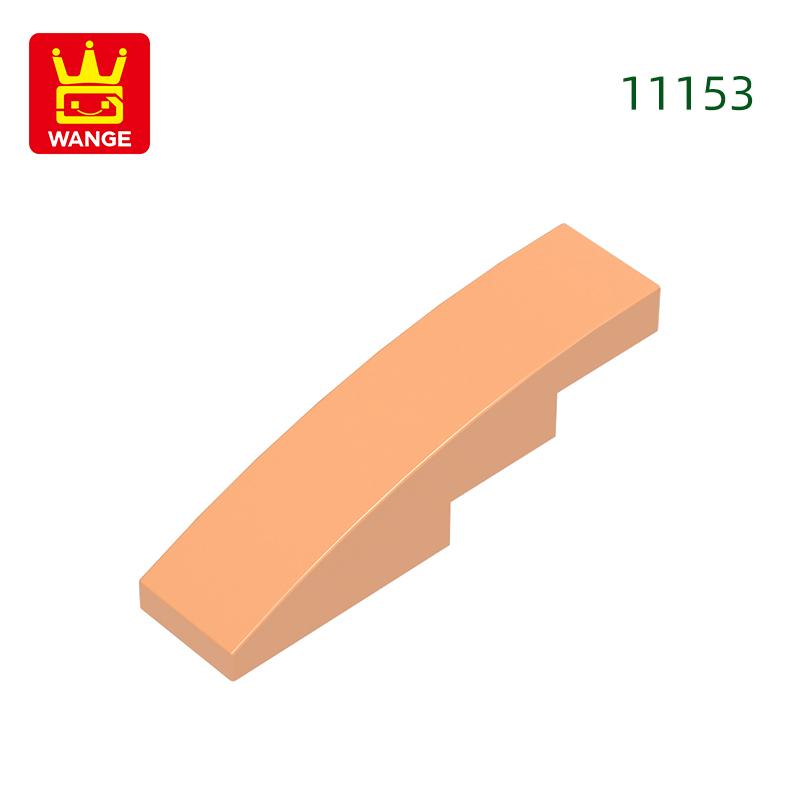 

120Pcs/lot 11153 Slope Curved 4 x 1 Block Moc Hue Accessories Works With Brick DIY Children s Toy Assembly Parts about 120pcs