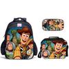 Doll Collective Probe Children'S Fun Three-Piece Set Woody Bass School Bag Pencil Bag Thermal Insulation Meal Bag Student Campus Set