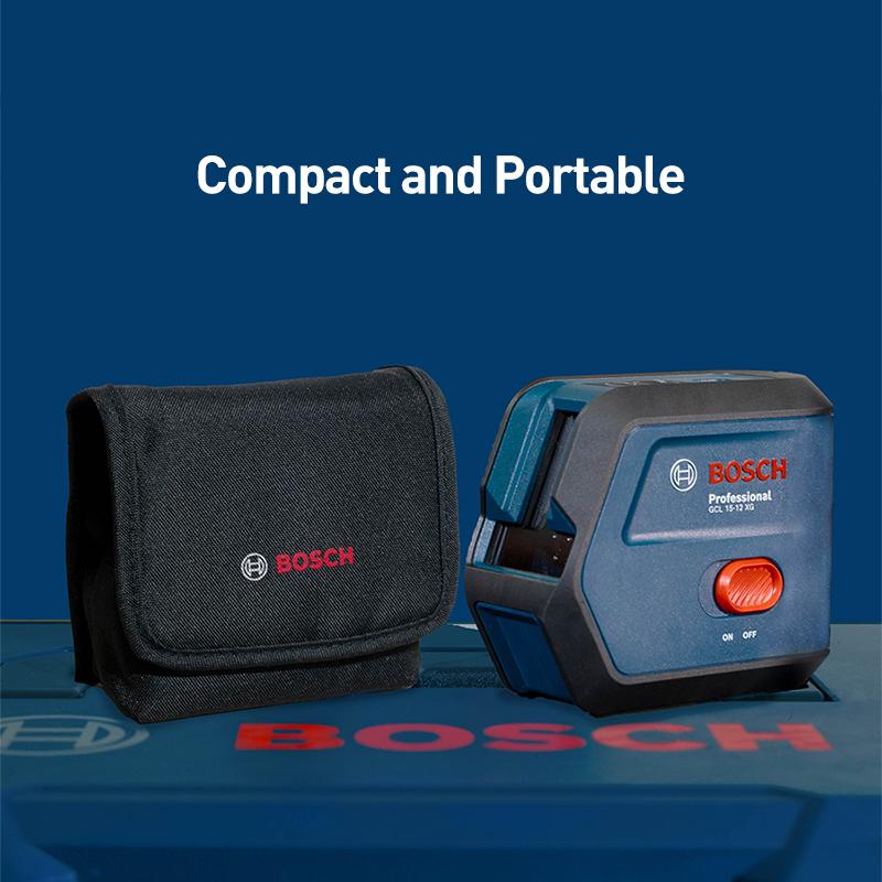 Bosch Laser Level GCL 15-12 XG Combination Dot and Line Green Beam Laser Level