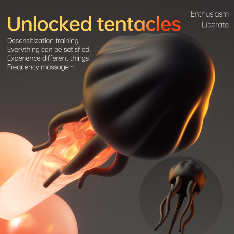 Penis Massager Male Masturbation Sex Toys for Men Glans Vibrator Penis Trainer Ring Delayed Ejaculation Penis Vibrator Adult Toy