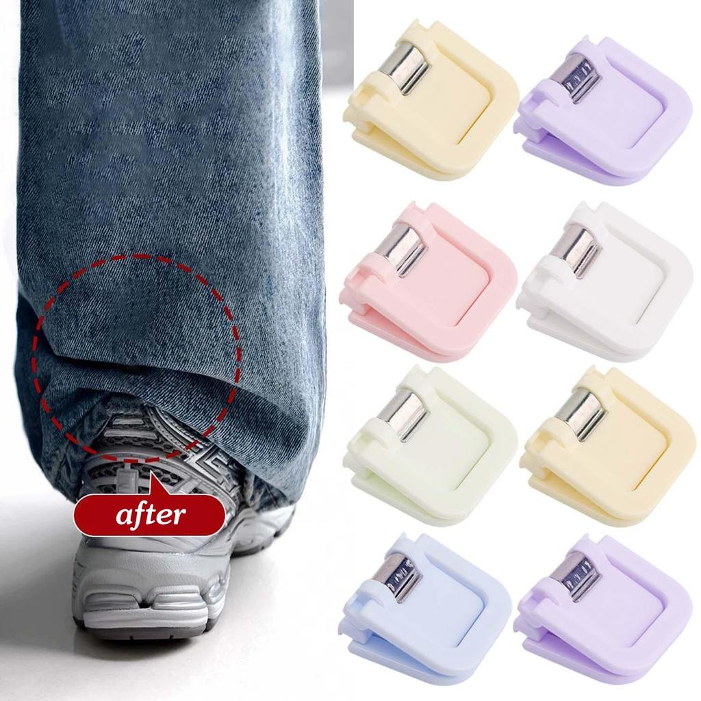 2-12pcs Clothing Clip Used for Trouser Leg Shortening Invisible Fixing No Sew Hidden Hem Device Multifunctional Page Holder Clip