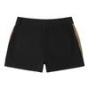 Vans Side Rainbow Stripe Detail Drawstring Sports Shorts Women Shorts Black VN0A7RKQBLK1
