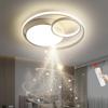 Modern Minimalist LED Dimmable Ceiling Lamp with Remote