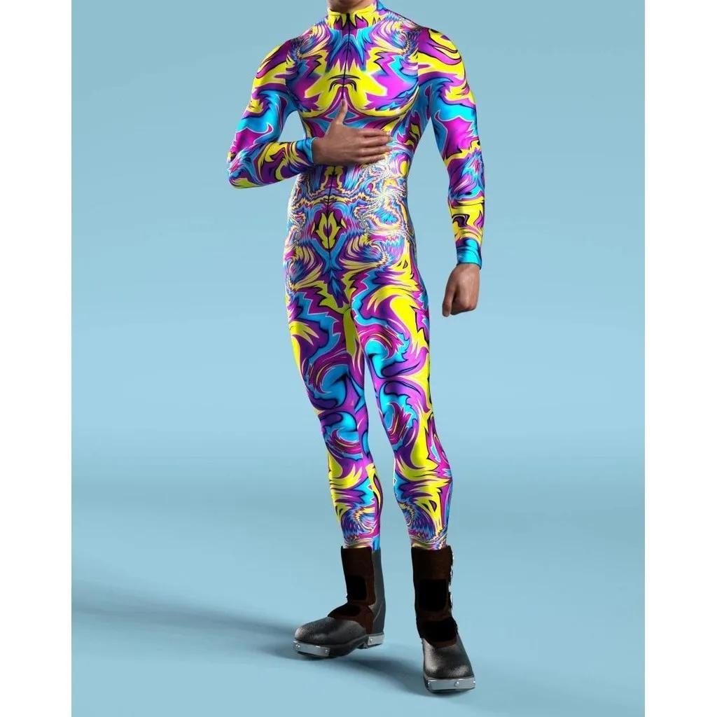 

3D цифровий друк сценічних костюмів для дорослих Хелловін події карнавал тематична вечірка косплей костюм гральний костюм комбінезон Adults XXXXL