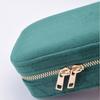 Velvet Portable Jewelry Box Square Travel Jewelry Case  Earrings Storage Organizer