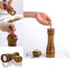 Cooking And Salt Pepper Grinder Hand Movement Oak Wood Pepper Mill Tool Kitchen