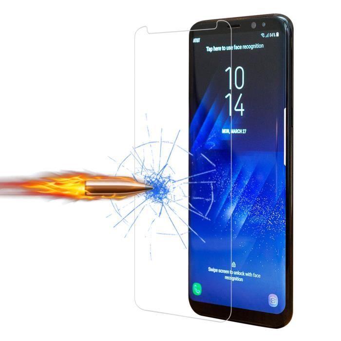 Screen Protector - Samsung - Galaxy S8 Plus - Tempered Glass - Pack of 2 - Scratch Resistant