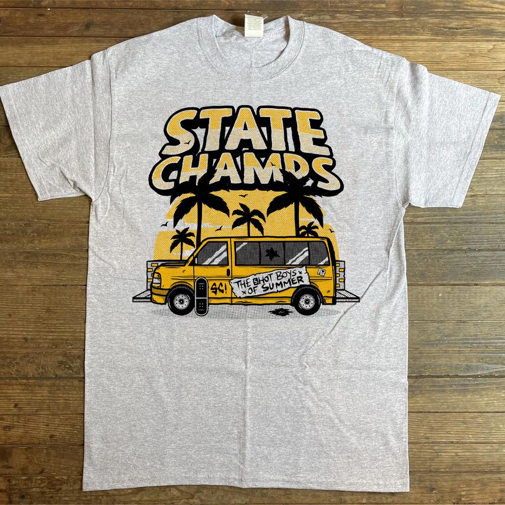 Коллекция State Champs Band Серая Все размеры S-5XL Подарок Фанату OM1934 Унисекс Футболка XXL