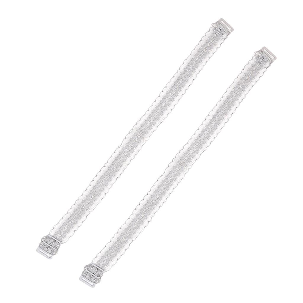 Adjustable Lace Underwear Shoulder Straps Women Elastic Stretch Bra Non-slip Mesh Hollowed Flower Lingerie Strap Accessories