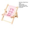 Yousheng Wooden Beach Chair Phone Holder Adjustable Universal Lounge Chair Desk Cellphone Stand Decoration Ornament Phone Accessories
