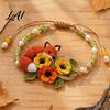 Bead Embroidery Craft Set DIY Beaded Bracelet Making Kit Beginner-Friendly Animal Unique Jewelry Crafting Beadwork for Adults Lovers Weaving
