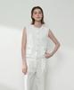 Omiou Airy Boucle Tweed Vest Knit 5 Colors