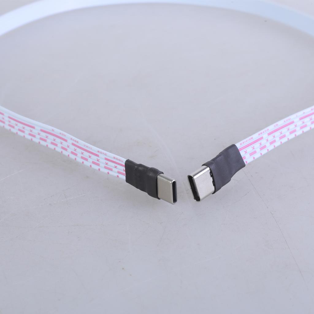 Type C Male To Male Cable 480Mbps Data Transfer 2A Charging Cable for Smartphones Printers Modem Cameras Console