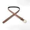 Trendiger Dornschließe Wildleder Gürtel Luxuriöses Design Vielseitig Damen Taillengürtel Dünnes Lederband Mantel Rock Dekoration