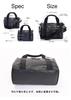 Morino Canvas x Mini Boston Mini Shoulder Waterproof Golf Cart Crossbody Made in Japan with Genuine Made by the Japan Maritime [Seal] Bag, 2-Way Bag,