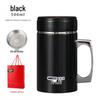 Stainless Steel Thermos Mug with Handle - Custom Logo for Office, Business Events, Parties, and Anniversaries