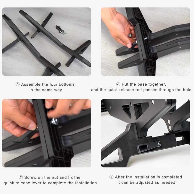 Cycle Parking Stand Cycles Storage Rack Adjustable Cycles Storage Rack Quick-Release For Road Gravel For Stylish Indoor