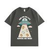 Funny Here for The Cats Humans Are Weird T-shirt Fashion Vintage Short Sleeve T-shirts Men Women Loose Cotton T Shirts