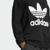 Adidas Originals Sports Lifestyle Series Comfortable Casual Letter Long Sleeve Sweater Men Sweater Black JC6348