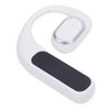 Wireless Bluetooth Earphone Digital Display Water Proof Over Ear Bud with Ear Hook for Mobile Phones White