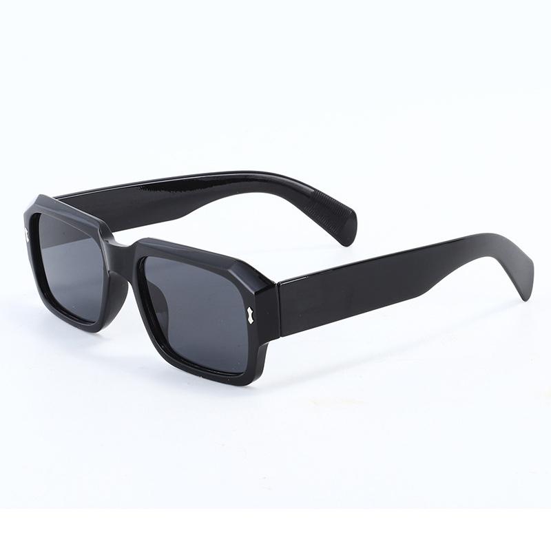 Vintage Square Sunglasses Men Women Brand Designer Sun Glasses Fashion Trendy Eyewear Black Shades Gradient Glasses UV400