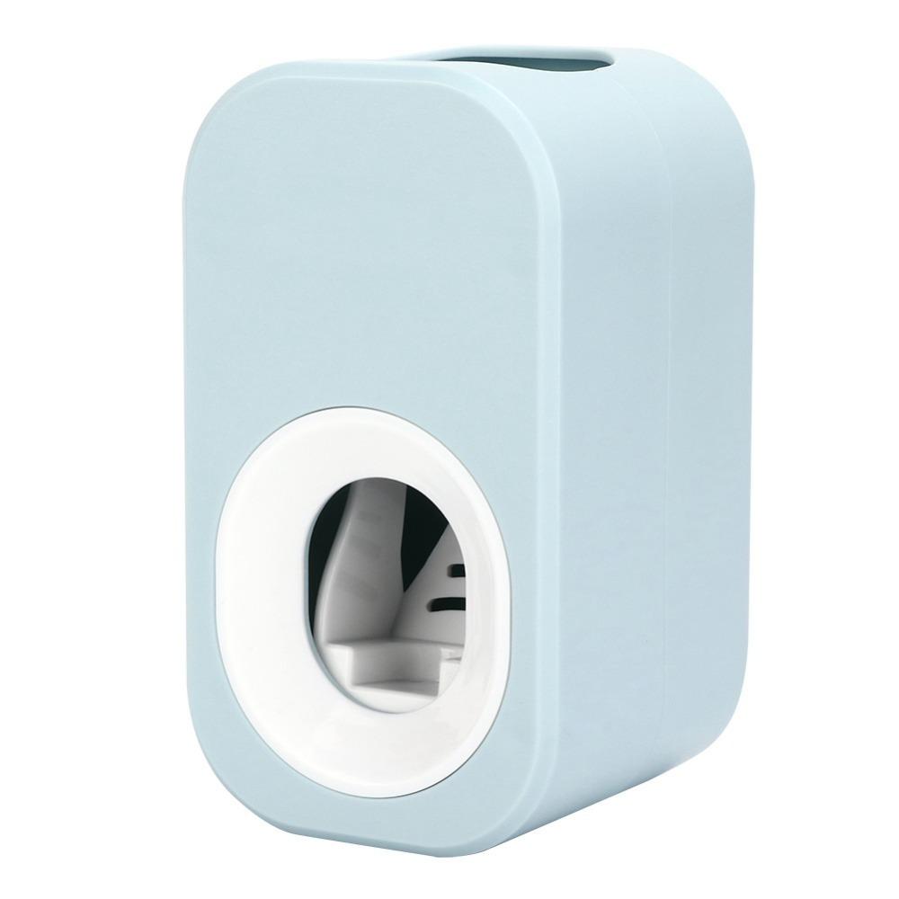 

Punch-Free Toothpaste Dispenser Wall Mounted Wall Mounted Tool Toothpaste Squeezer Daily Use Blue White