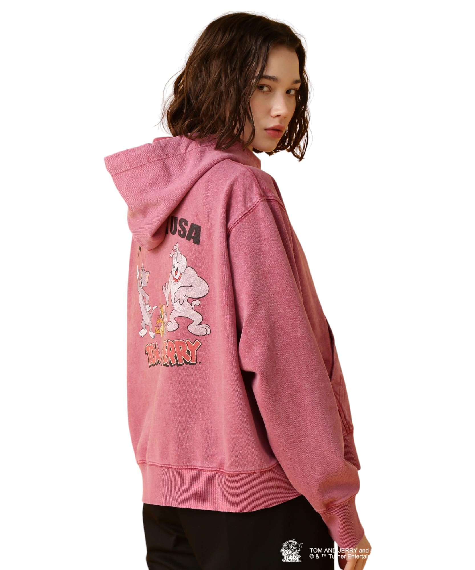 

Avirex Tom and Jerry F Hoodie, Women s, 080, Purple, 783-5131607