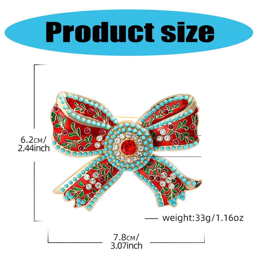 Vintage-inspirierte Schleifenbrosche Elegante Reversnadel mit glänzenden Kristallen Perfekt für Hochzeiten und Partys